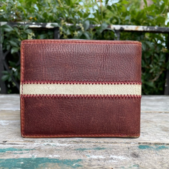 Fossil brown leather vintage wallet - Picture 2 of 10